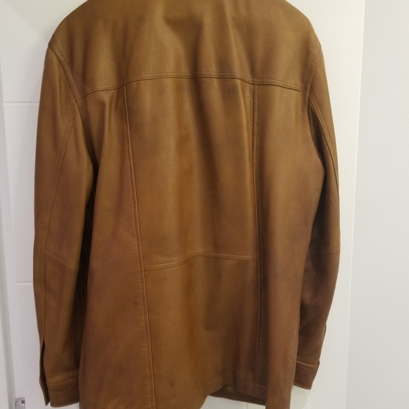 Mens Lamb Skin Leather Liz Claiborne jacket - Picture 4 of 4